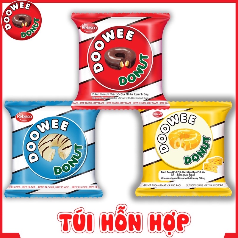Một cái bánh Donut Doowee hiệu Rebisco