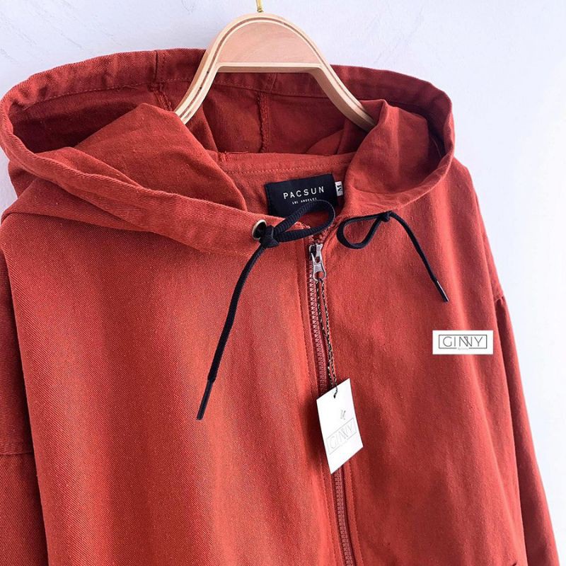 (FREESHIP) ❤ ÁO KHOÁC KAKI 1 LỚP THE BASIC KIỂU HOODIE | BigBuy360 - bigbuy360.vn
