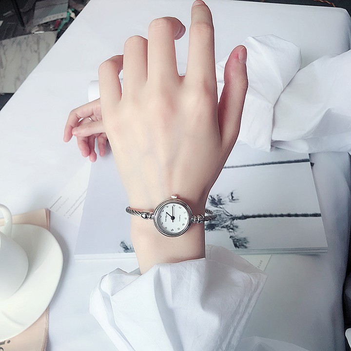 Đồng hồ nữ CANDYCAT1 dây thép vòng tay cá tính version 3 Bán lẻ giá sỉ