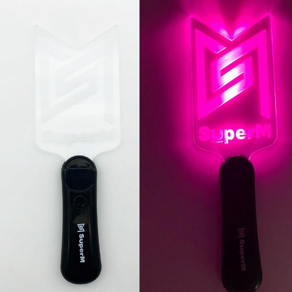 KPOP SUPER M Light Stick Album Concerts Glow Light Lightstick Huỳnh quang Quà tặng miễn phí Thẻ Lomo