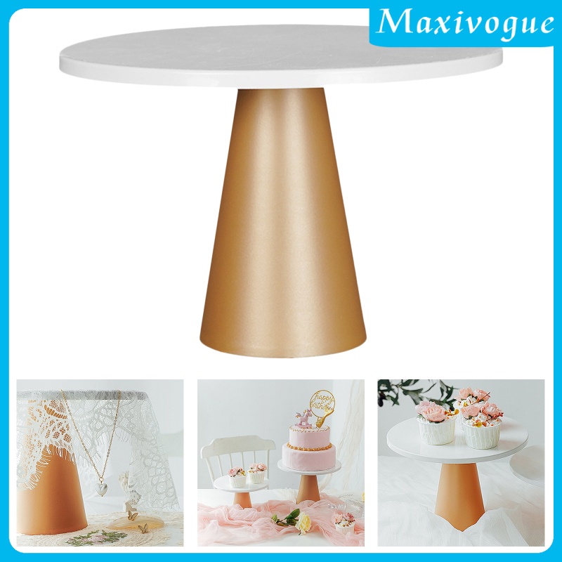 Khay Đựng Bánh Cưới 20.5cm Màu Vàng Kim Phong Cách Retro