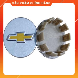 {Hàng chính hãng} Logo chụp mâm, ốp lazang bánh xe ô tô Chevrolet CRZ53 đường kính 53mm