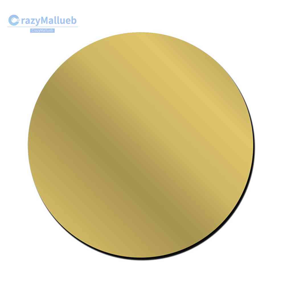 Miếng Dán Tường Trang Trí Nội Thất Phòng Khách Hình Tròn Tráng Gương 3D Bằng Acrylic