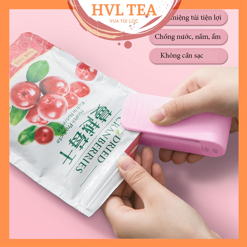 Máy hàn miệng túi mini cầm tay, máy hàn mini dùng với túi nilong, túi nhựa - HVL TEA
