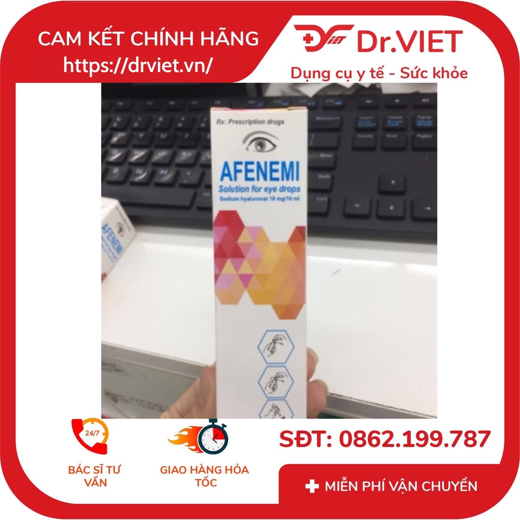 AFENEMI - Sản phẩm chuyên dùng để cho các vấn đề về mắt - Giữ ẩm mắt - Dành cho mắt mệt mỏi, tiếp xúc nhiều với máy tính