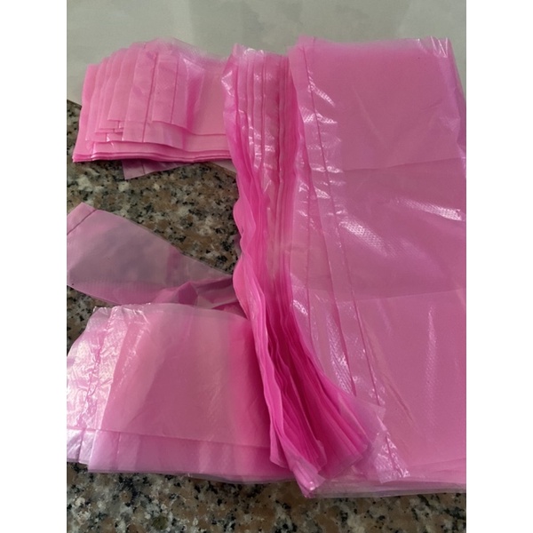 [Túi xốp giá rẻ] Túi xốp hồng gai đựng được 2kg dày dặn - Túi xốp gai hai quai - Túi gói hàng