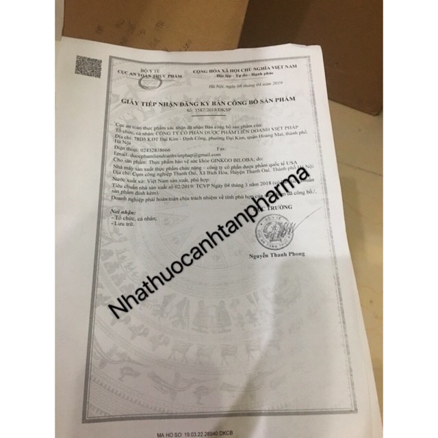 Viên uống bổ não Ginkgo Biloba With coenzyme Q10 (h/100v) | BigBuy360 - bigbuy360.vn