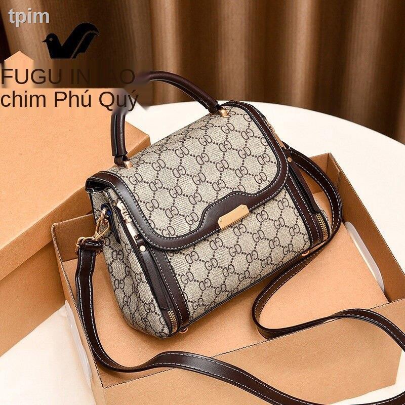 Túi nữ chính hãng Fuguiniao Thương hiệu da nhân tạo mới 2020 xách thời trang in đeo chéo một bên vai