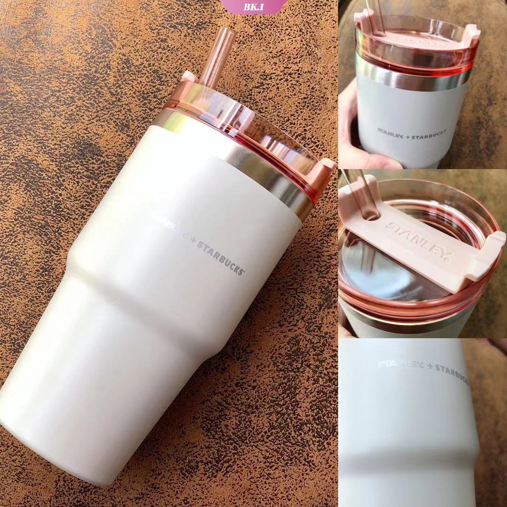 Bình Nước Starbucks 591ML Hai Lớp Bằng Thép Không Gỉ Có Ống Hút Dung Tích 2