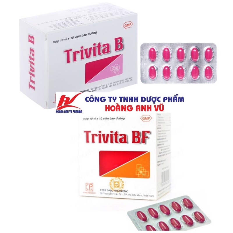 VITAMIN 3B & 3B FORT HỘP 100 VIÊN