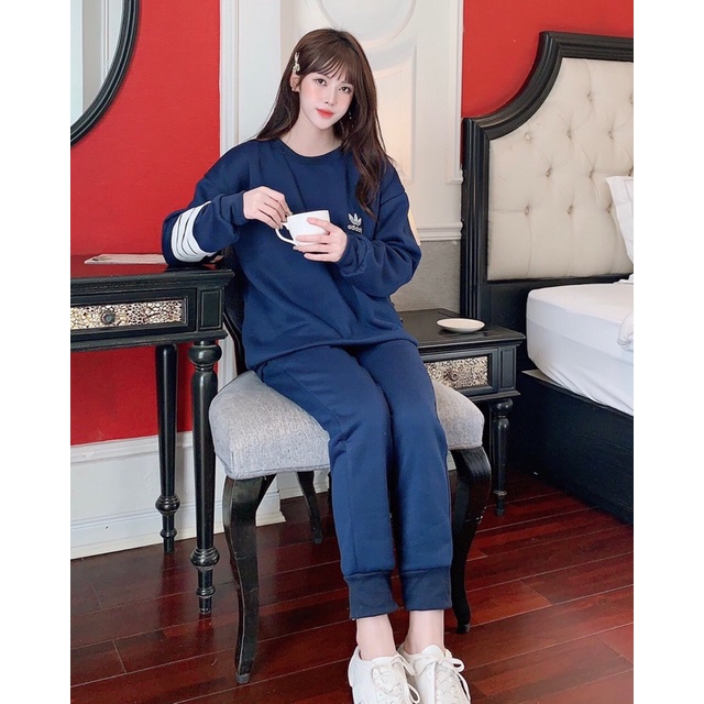 Bộ đồ bầu nỉ bông cực ấm