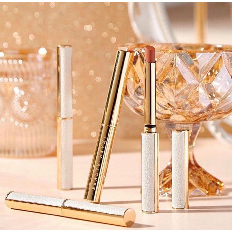 Son Sáp Lì Vỏ Da Sang Chảnh HEYXI BEAUTY Cao Cấp Lên Màu Chuẩn Lì Không Trôi Son Lì Nội Địa Trung HS1