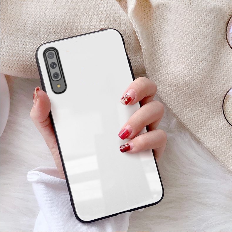 Ốp Lưng SAMSUNG GALAXY A30S, A50, A50S, A70, A7 2018 Mặt kính gương sáng bóng cao cấp