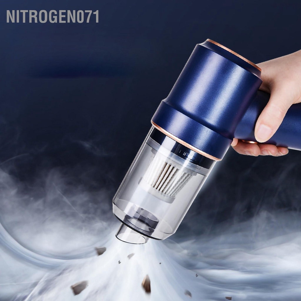 Máy Hút Bụi Cầm Tay 120W Hai Công Dụng 6000PA Có Giác Hút Mạnh Cho Xe Hơi / Nhà Cửa Nitrogen071