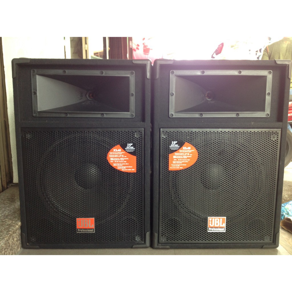 Cặp loa sân khấu JBL bass 40 chơi nhạc sóng