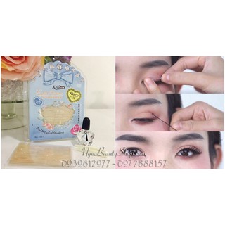 Bộ sản phẩm lưới ren kích mí tàng hình Keli