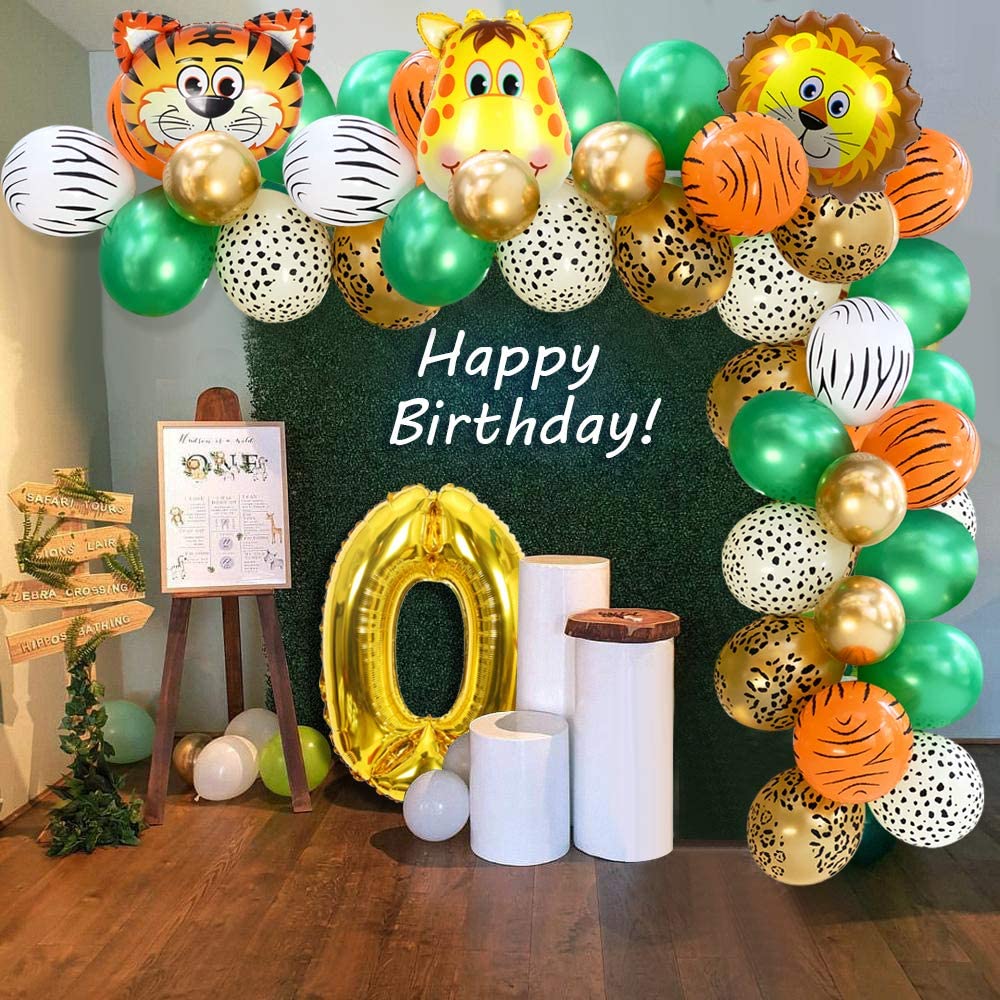 Set 18 Bong Bóng Trang Trí Tiệc Sinh Nhật 0-8th