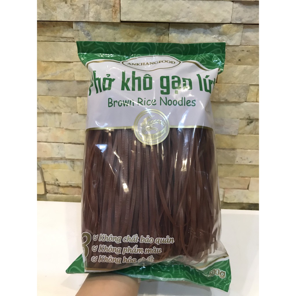 PHỞ GẠO LỨT ĐỎ KHÔ ANKHANG FOOD GÓI 500GRAM