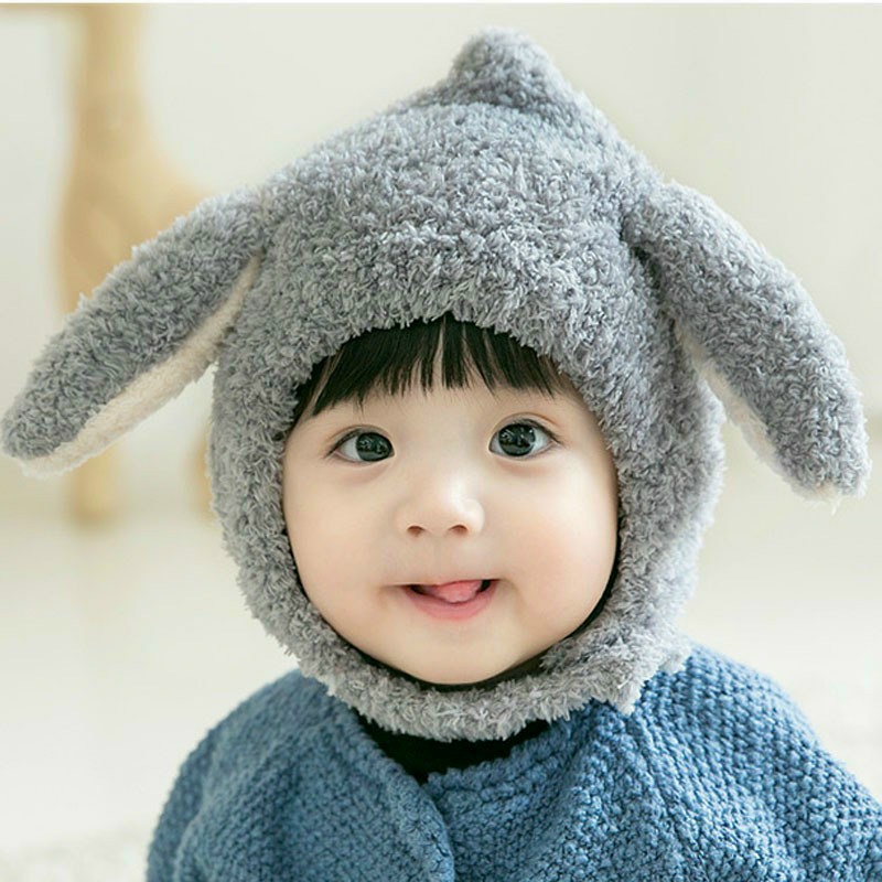Mũ lông cừu cho bé cực ấm