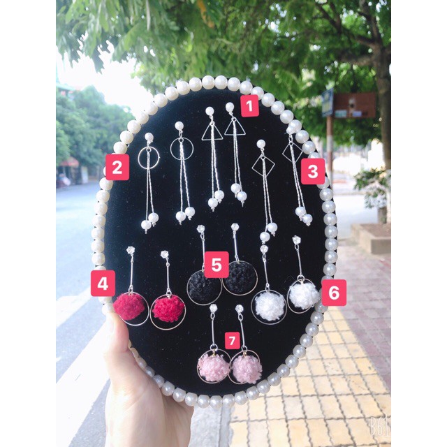 Bông tai mạ bạc mẫu hot nhất 2020