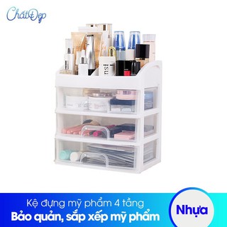 Kệ mỹ phẩm 4 tầng có ngăn kéo Tashuan Việt Nam