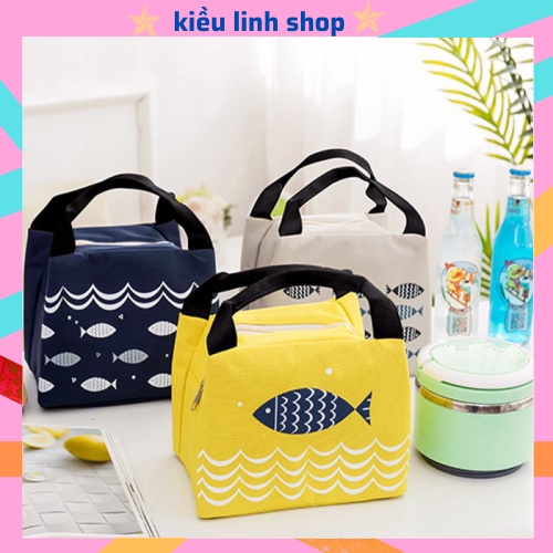 Túi giữ nhiệt đựng đồ kiểu nhật có kéo khóa 2394 KIỀU LINH