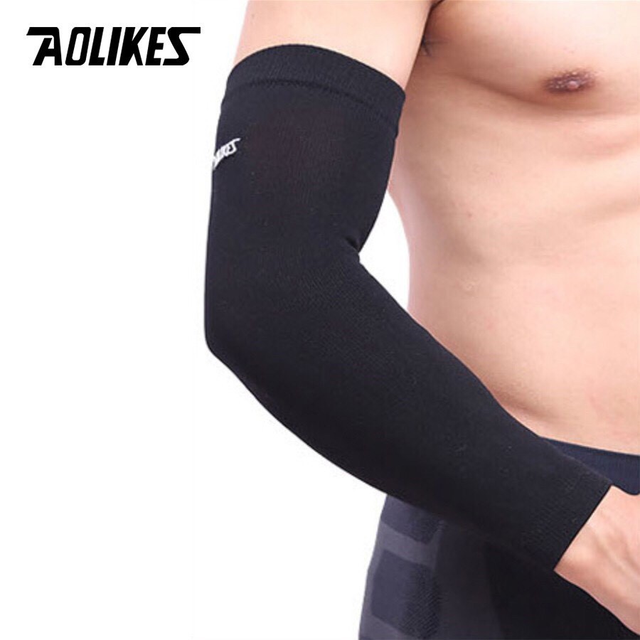 Băng Khuỷu Tay bóng chuyền, cầu lông bảo vệ tay chính hãng Aolikes 7146 chinhhang