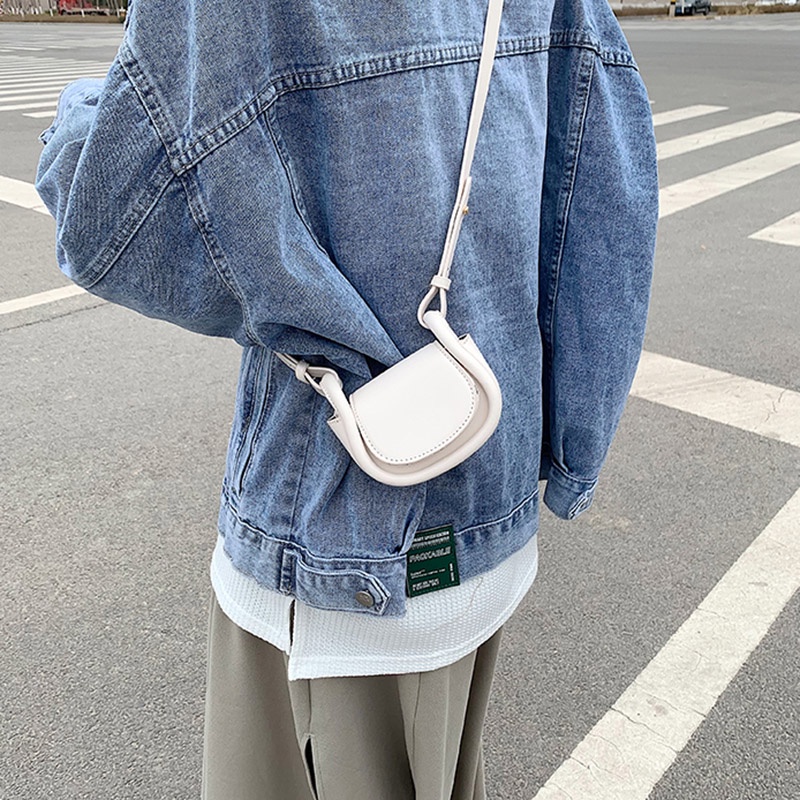 IELGY Túi Đeo Vai Thời Trang Đơn Giản Dành Cho Nữ