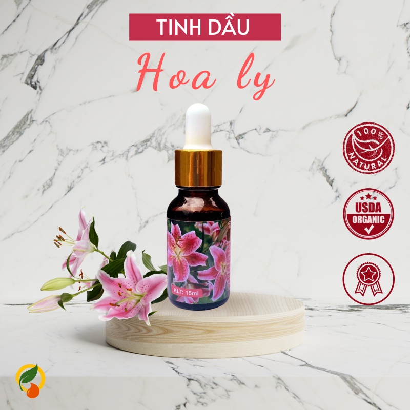 Tinh dầu Hoa Ly essential oil giúp khử mùi, thơm phòng - 10ml