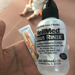 Bình rửa mũi NeilMed + 30g muối