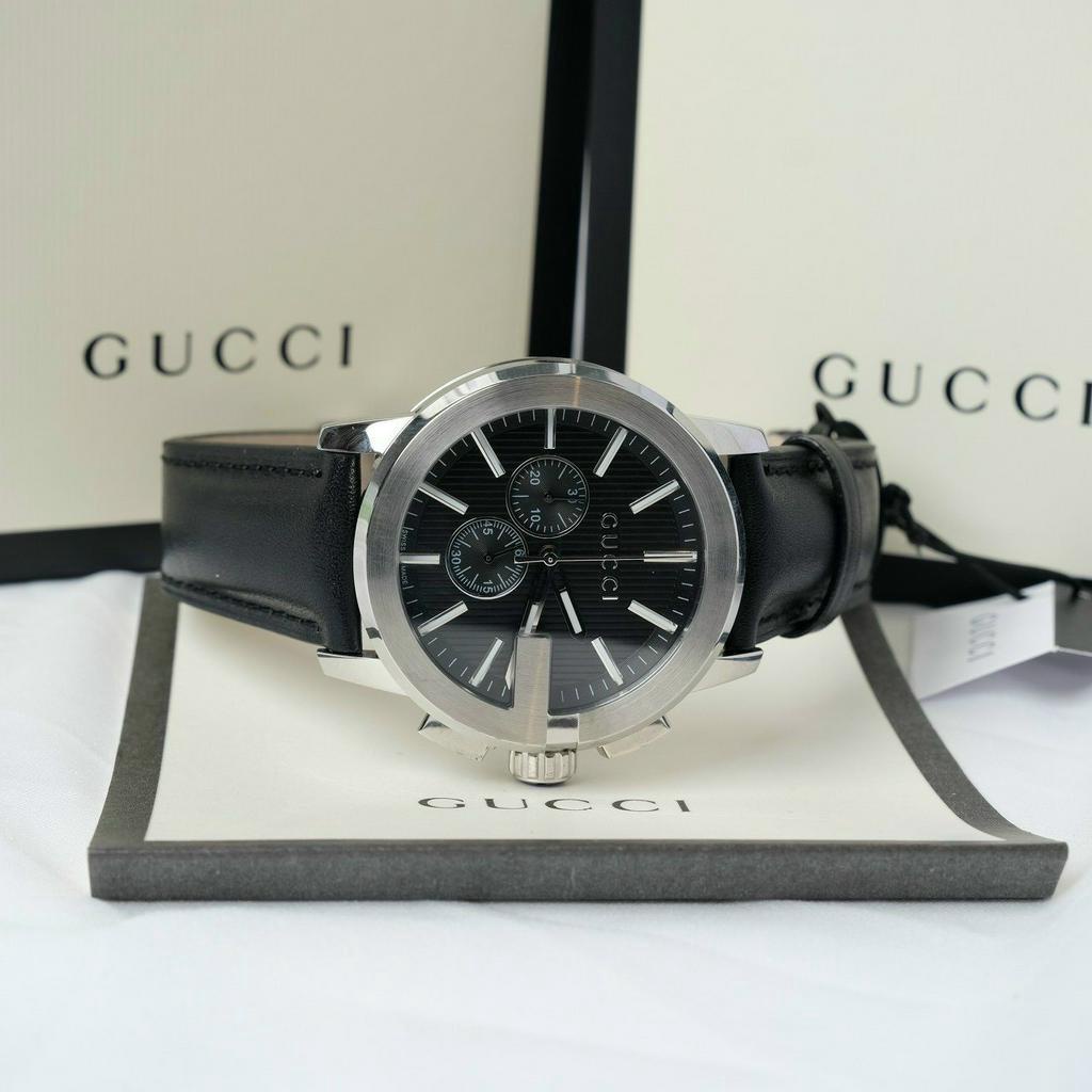 Đồng Hồ Nam Guc.c.i ,Kính Sapphire,Size: 42mm,Full Box Hãng,Gồm 2 Bản Cho AE Lựa Chọn