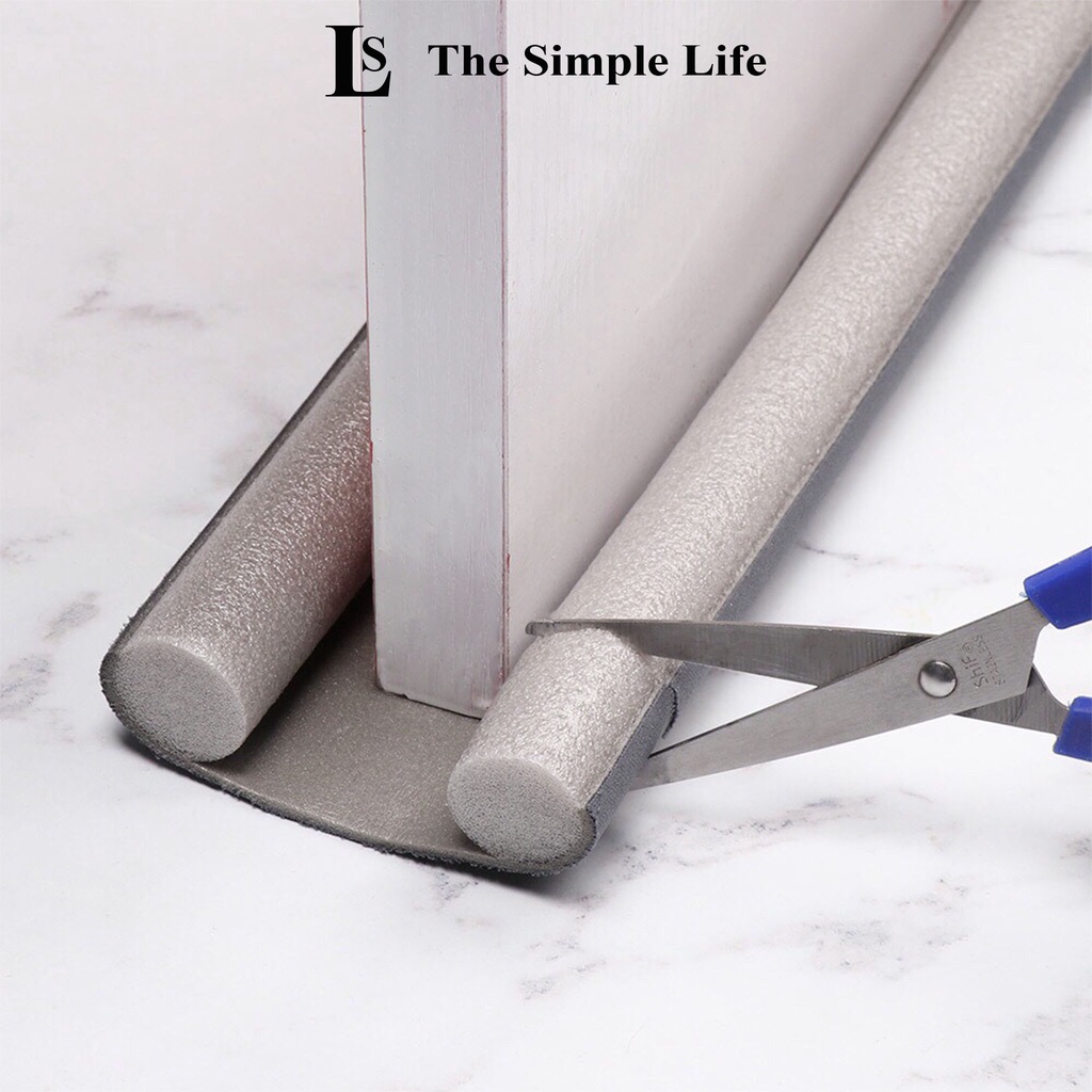 Xốp chặn cửa, thanh xốp miếng chắn khe cửa ngăn côn trùng bụi bẩn, chặn gió điều hòa, tránh kẹp tay chân [CHÍNH HÃNG]