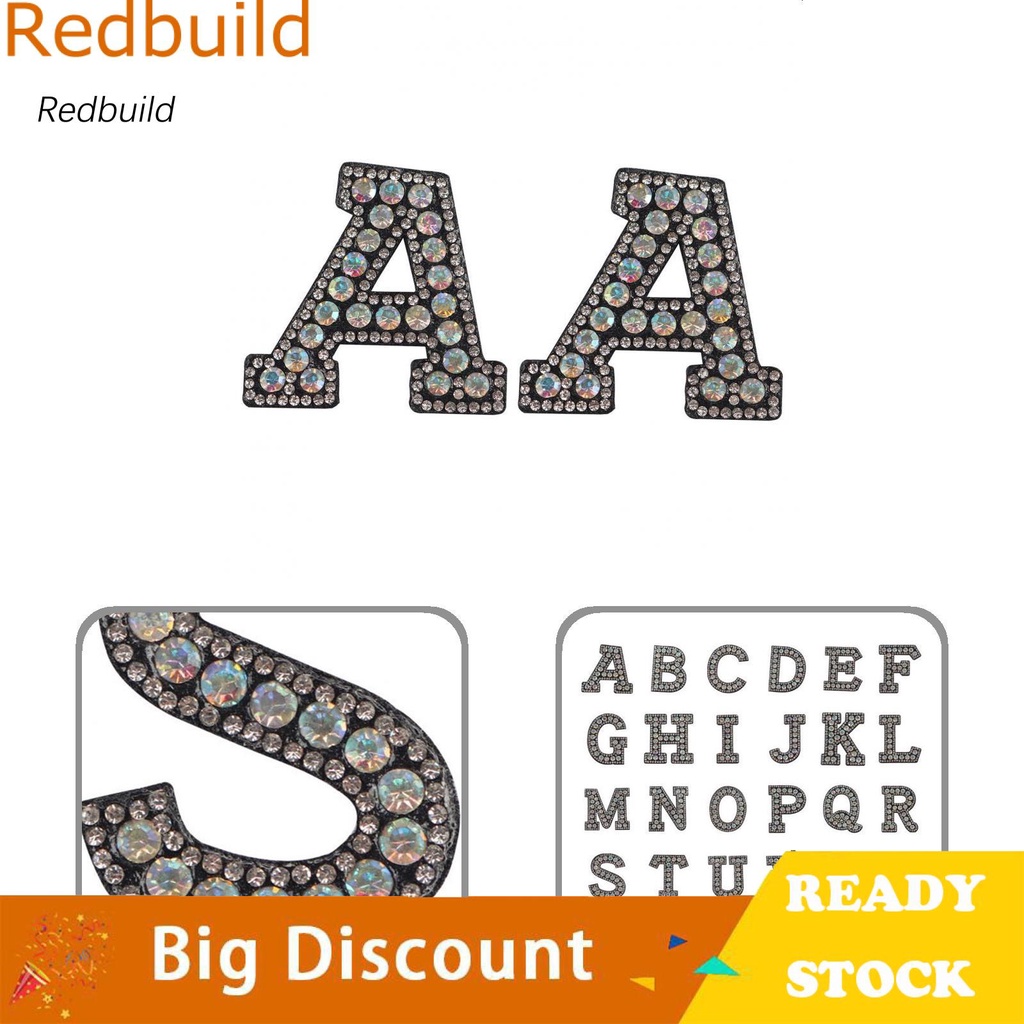 Miếng vá quần áo hình chữ cái đính đá 3D đa năng