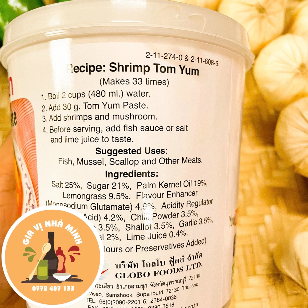 HỘP GIA VỊ LẦU THÁI TOMYUM LOBO-1KG