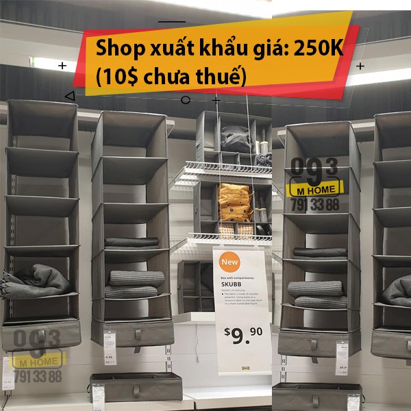 Tủ Vải Đựng Đồ 5 Ngăn, Túi Vải Lưu Trữ Quần Áo Tiết Kiệm Diện Tích