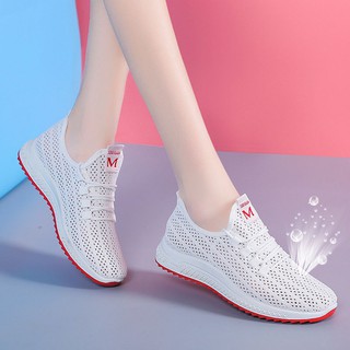 (PV008)Giày thể thao sneaker nữ đế đỏ cá tính