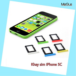 Khay sim iphone 5C đủ 5 màu
