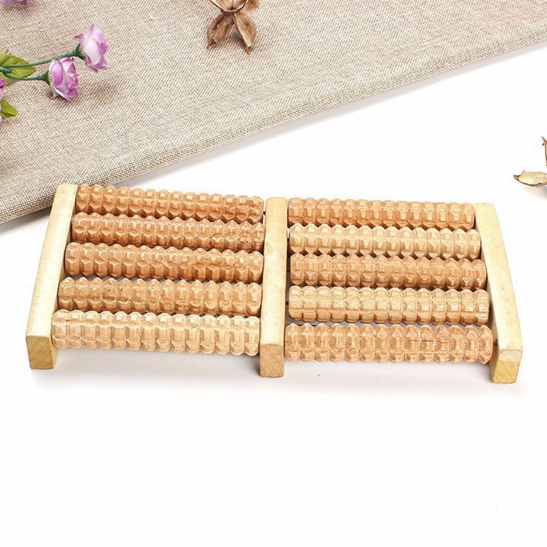 Massage Chân Bằng Gỗ 5 Hàng Cao Cấp