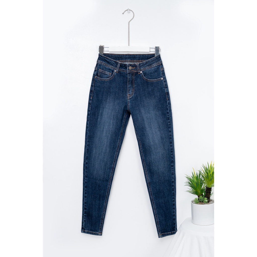 Quần jean nữ YODY dáng ôm thiết kế basic co giãn tốt - QJN4014