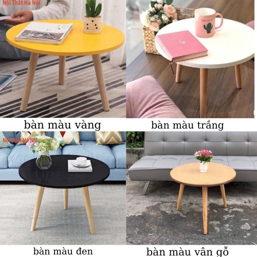 Bàn trà tròn sofa,bàn tròn cafe ngồi bệt chân gỗ tự nhiên tiện ích vd01 | BigBuy360 - bigbuy360.vn