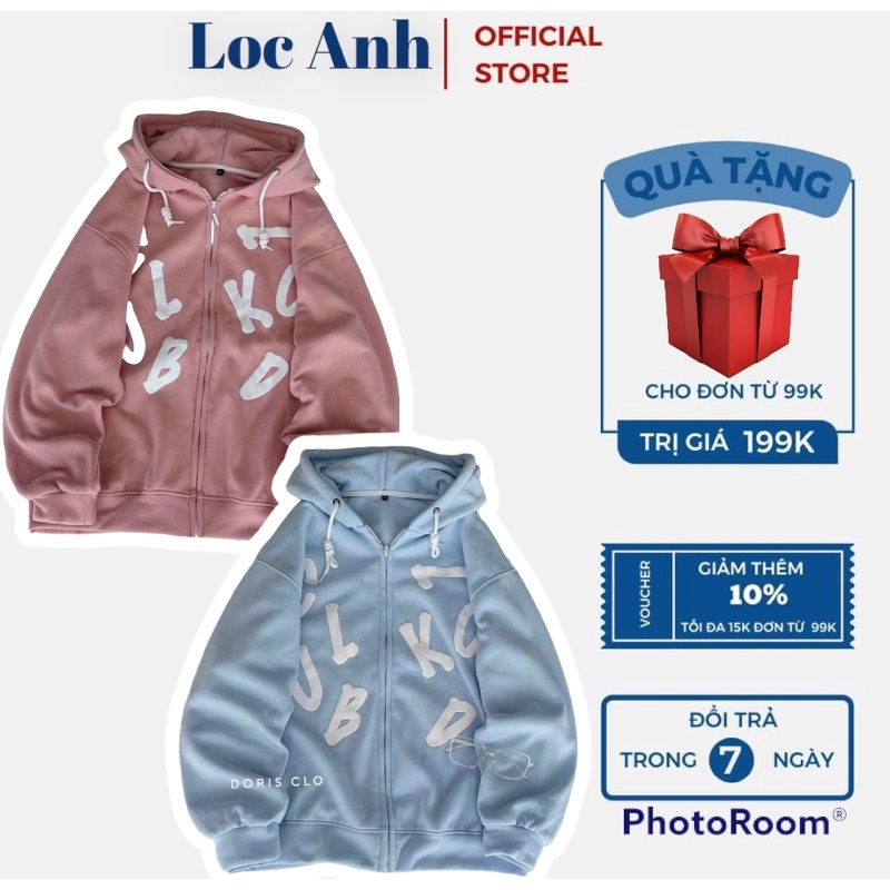 Áo khoác hodie zip nhiều chữ hottrend 🎁𝐅𝐫𝐞𝐞𝐬𝐡𝐢𝐩🎁 vải dày ảnh thật không xù lông phù hợp cho nam nữ