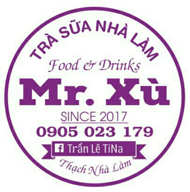 Tem decal dán ly trà sữa