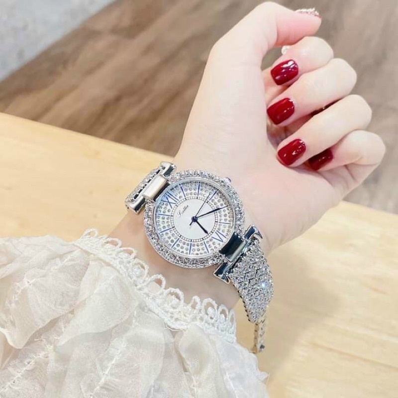 Đồng hồ nữ Scottie mặt đá chính hãng cao cấp sang trọng  SC 9151