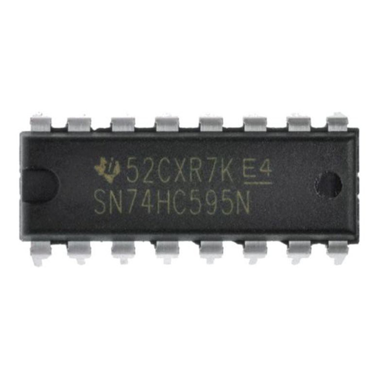 Set 10 Linh Kiện Điện Tử B' 21k Ic 74hc595 74595 Sn74Hc595N 8-bit Dip-16