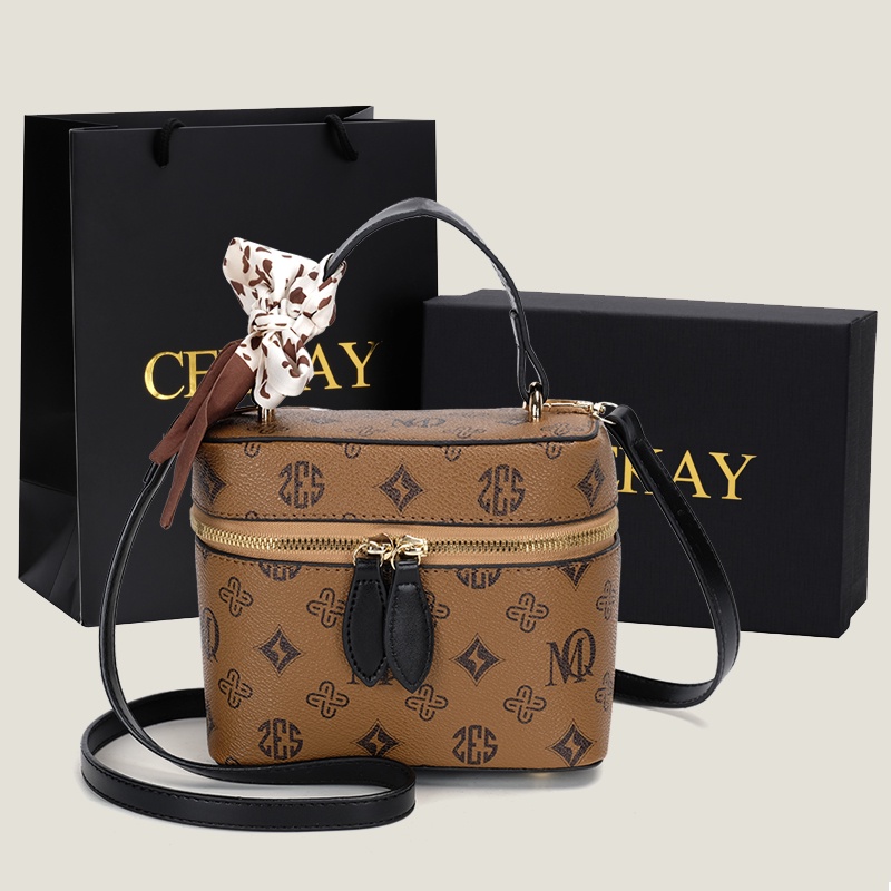 🌸 Hàng Order 🌸 Túi Xách Nữ CEEKAY Da Chần Họa Tiết Nắp Gập Quai Da Quai Xách Quấn Nơ Sang Chảnh Nữ Tính 🌸Hàng Quảng Châu