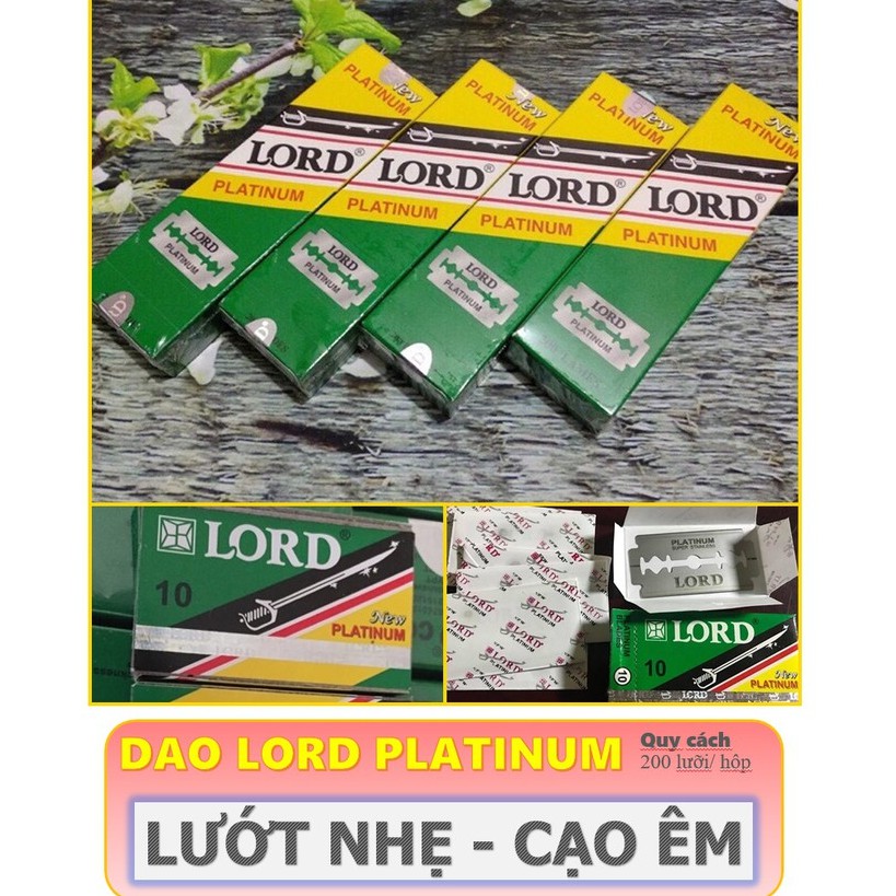 Combo 2 Cây dao cạo râu Lord 400 chiếc