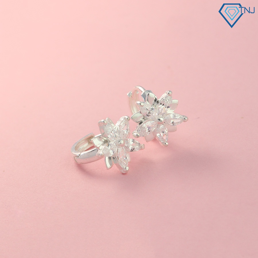 Bông tai bạc cho bé gái đẹp dễ thương BTT0008 Trang Sức TNJ