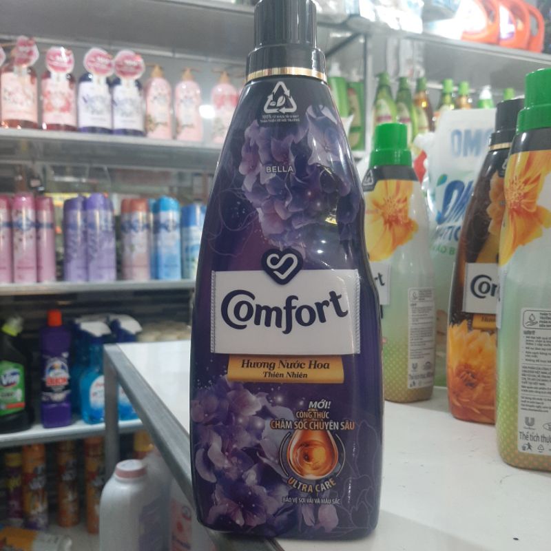 Nước xả vải Comfort hương nước hoa thiên nhiên bella chai 800ml