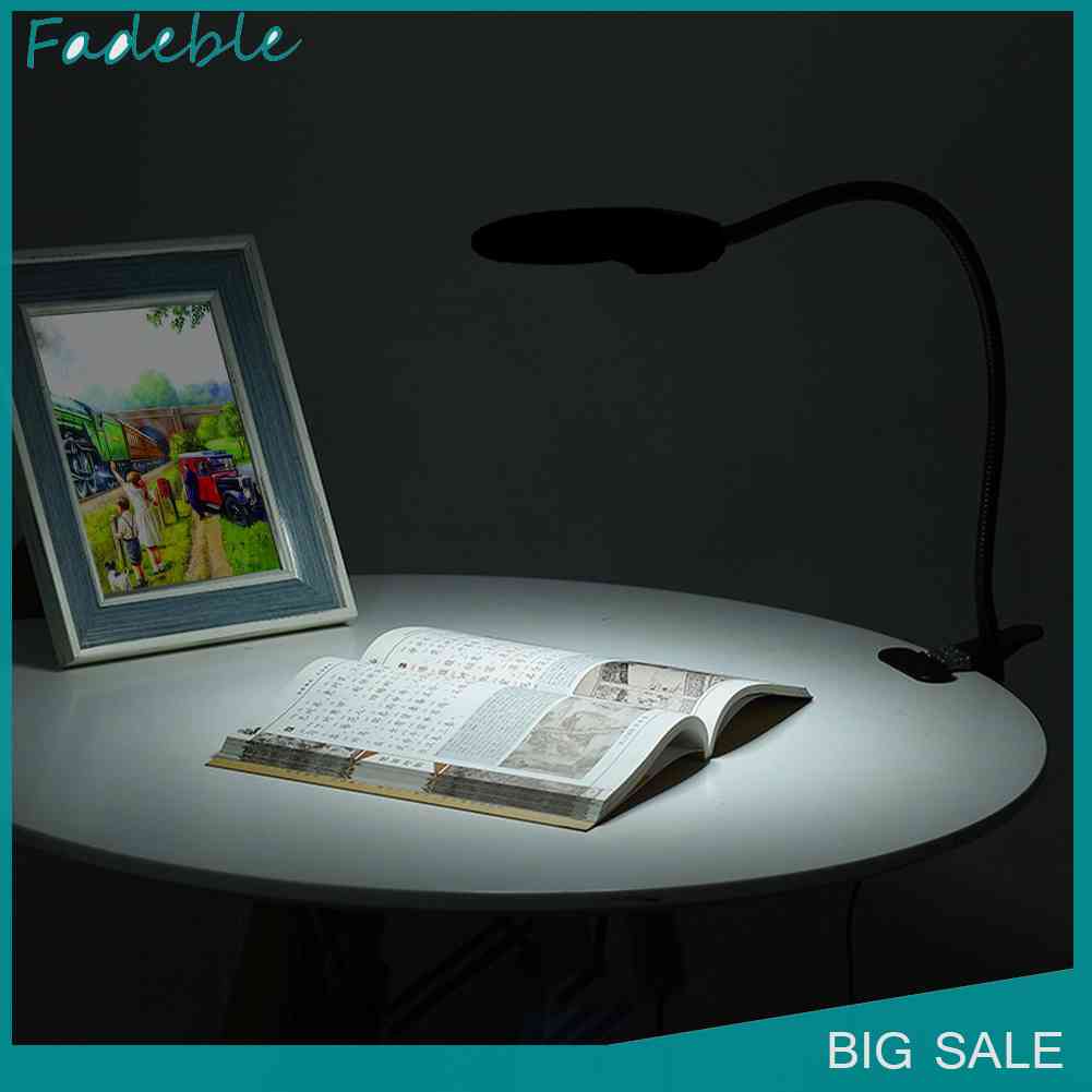 Kính Lúp 2x 5x Kèm Kẹp Và Đèn LED Để Bàn Tiện Dụng