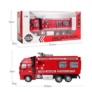 Đồ chơi xe mô hình xe cứu hỏa (có nhạc, đèn)